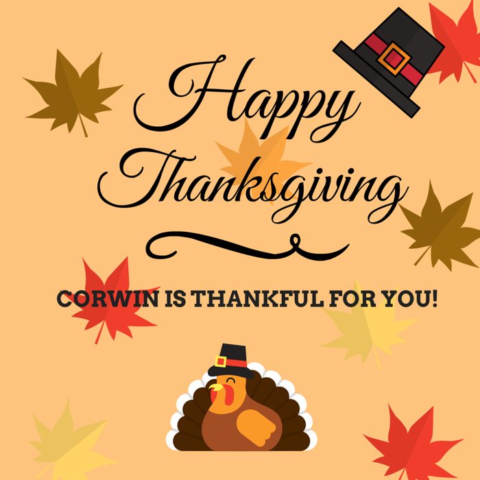 Have A Wonderful Thanksgiving! - Corwin Connect