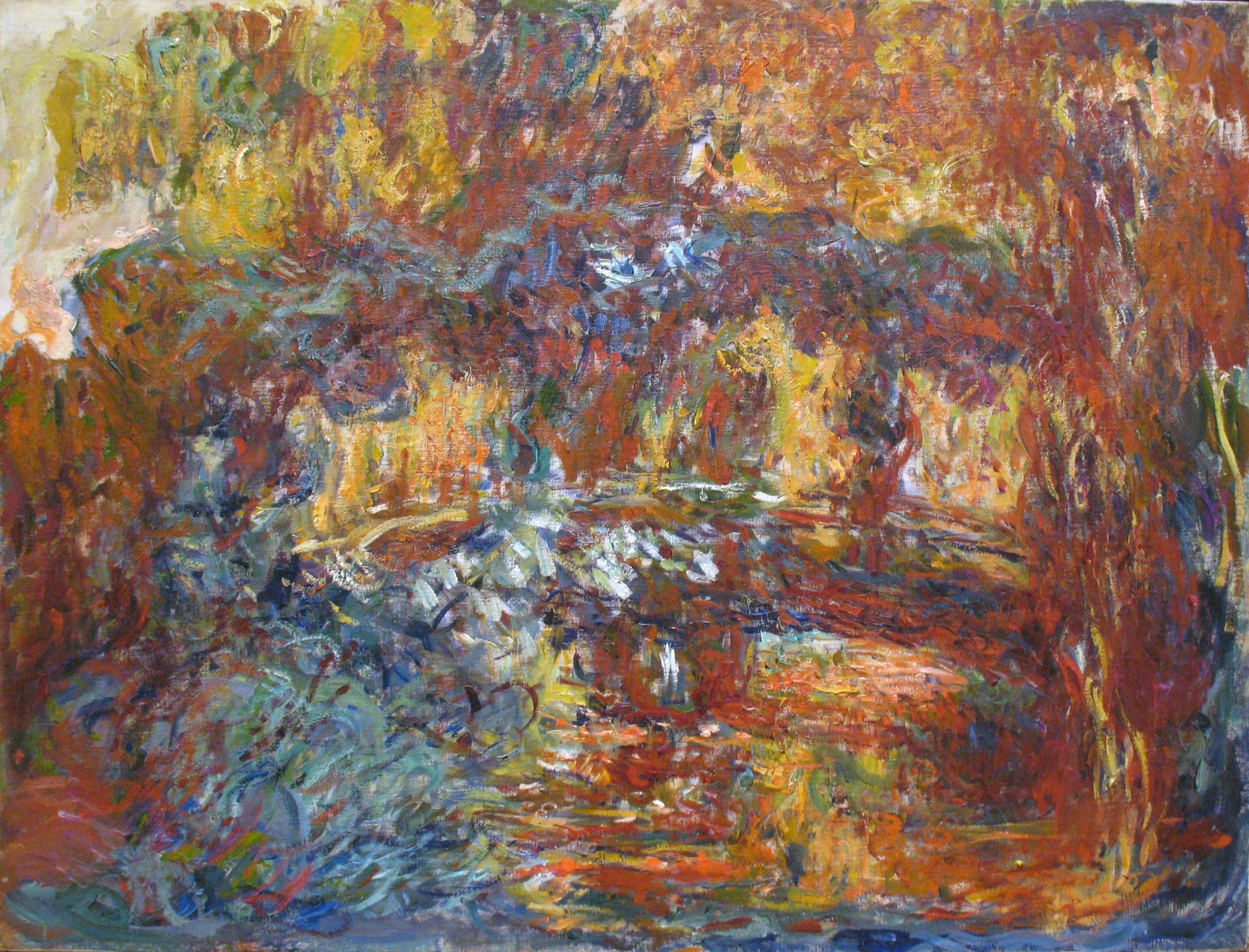 The Japanese Footbridge, by Claude Monet — modeling